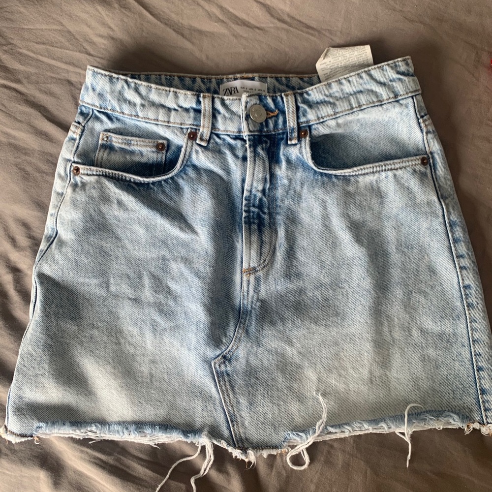 Zara Denim Mini Skirt